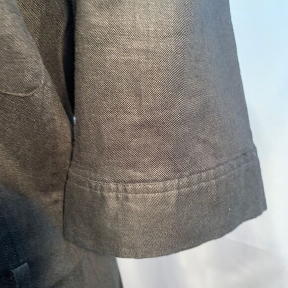 JM Collection Long Black Button Down Dress - Picture 7 of 13